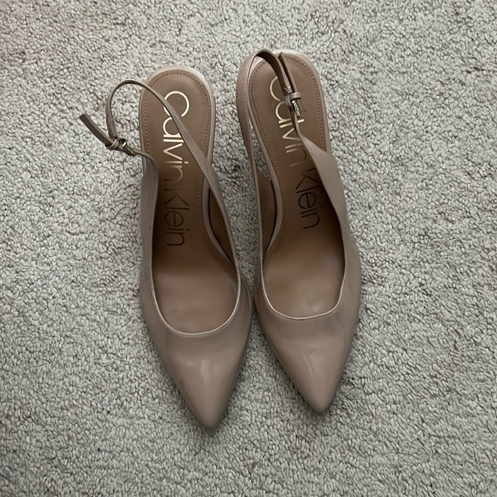Calvin Klein Nude Heels
